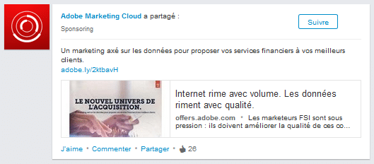 Linkedin sponsored ads