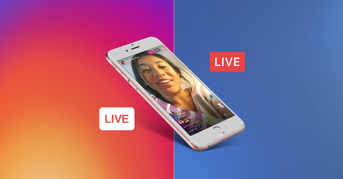 instagram facebook live