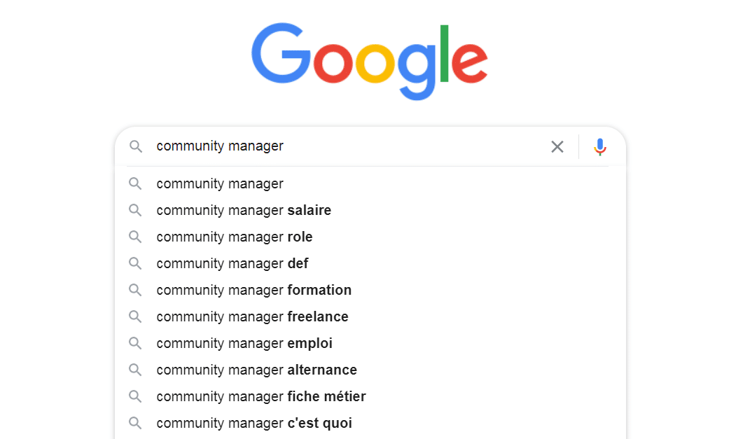 google mots clés