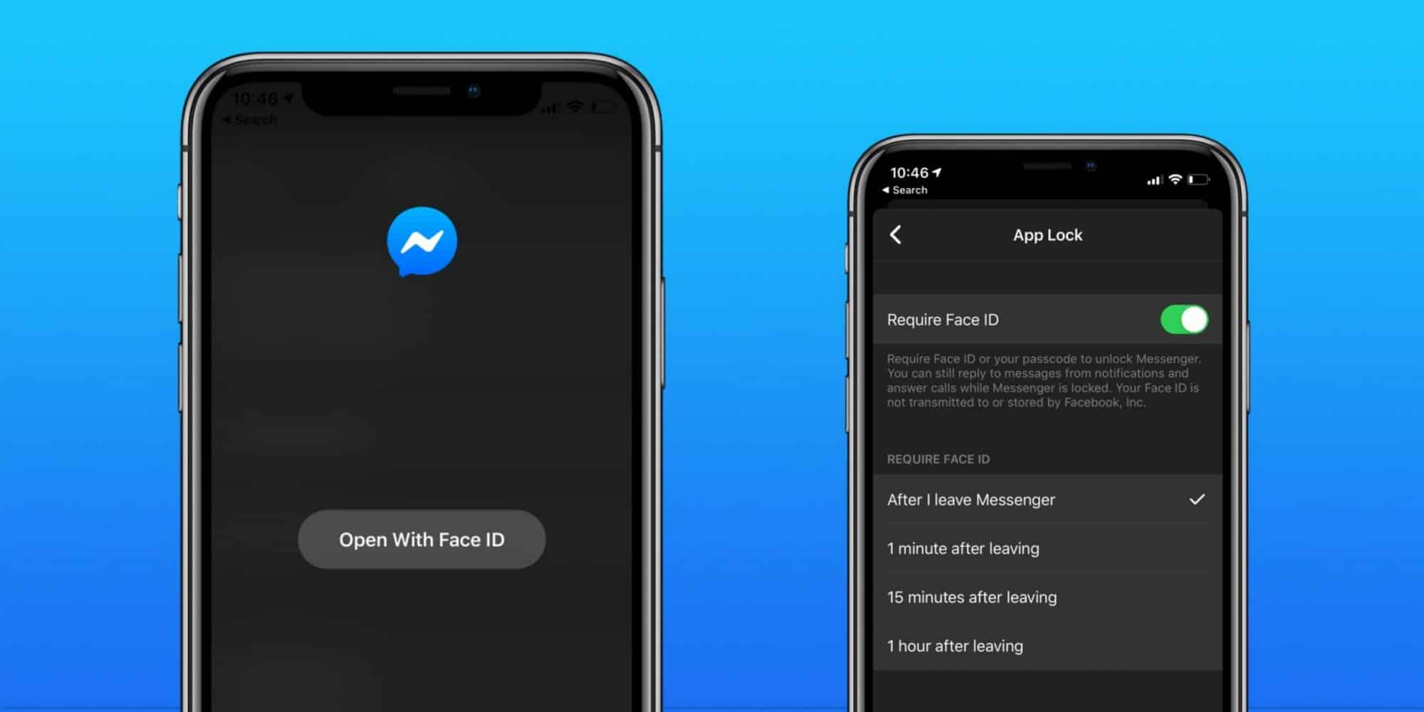 facebook messenger app lock