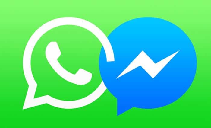 messenger whatsapp facebook