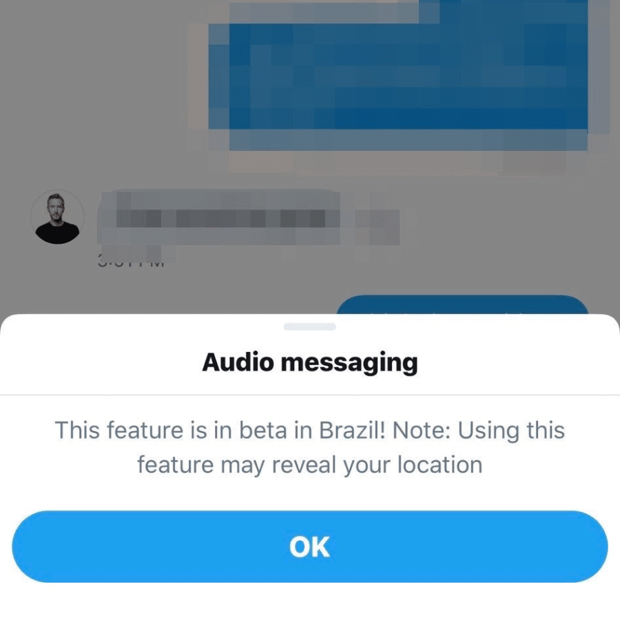 twitter messages vocaux